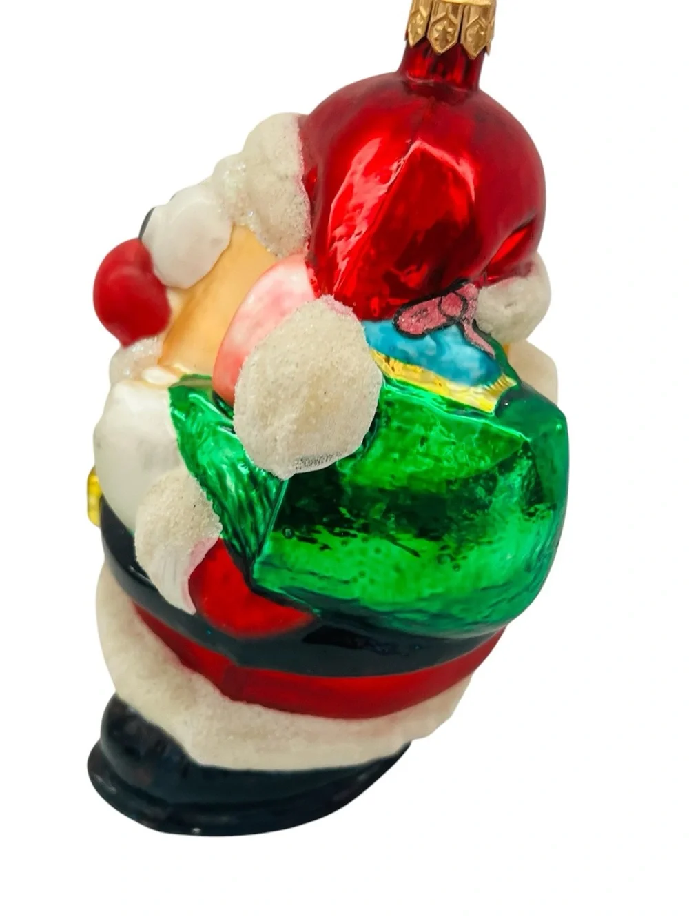 Vintage Christopher Radko Christmas Mr Potato Head Santa Ornament
